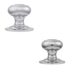 Verda Centre Door Knobs - 86mmx70mm - Multiple Finishes