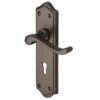 Heritage Brass Buckingham Matt Bronze Door Handles (Sold In Pairs)