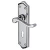 Heritage Brass Buckingham Polished Chrome Door Handles (Sold In Pairs)