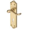 Heritage Brass Buckingham Satin Brass Door Handles (Sold In Pairs)