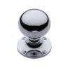 Heritage Brass Westminster Mortice Door Knobs, Polished Chrome (Sold In Pairs)