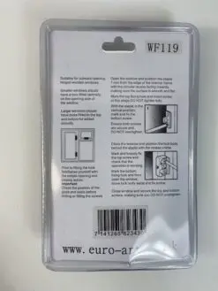 Window Lock in White Finish