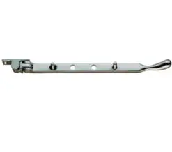 Bulb End Casement Window Stay (10"), Satin Nickel