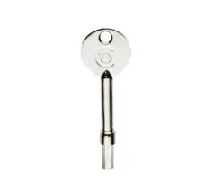 Operating Key To Suit Window Fittings, Polished Chrome