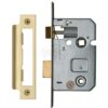 Heritage Brass 2.5 Inch Or 3 Inch Bathroom Locks (Bolt Through), Satin Brass -