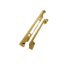 Heritage Brass Rebate Set For 3 Lever Sash Locks Yksl, Polished Brass Finish