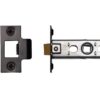 Heritage Brass Standard Duty 2.5 Inch Or 3 Inch Tubular Latches (Bolt Through), Black -