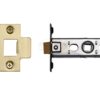 Heritage Brass Standard Duty 2.5 Inch Or 3 Inch Tubular Latches (Bolt Through), Satin Brass -