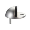 Zoo Hardware Architectural Aluminium Floor Mounted Oval Door Stop, Satin Aluminium