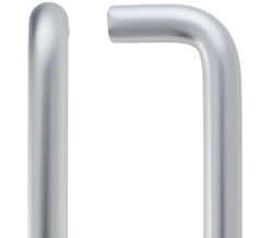 Zoo Hardware Architectural Aluminium D Pull Handles (19Mm Or 22Mm Bar Diameter), Satin Aluminium