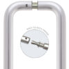 Zoo Hardware Architectural Aluminium Back To Back Pull Handles (19Mm Or 22Mm Bar Diameter), Satin Aluminium