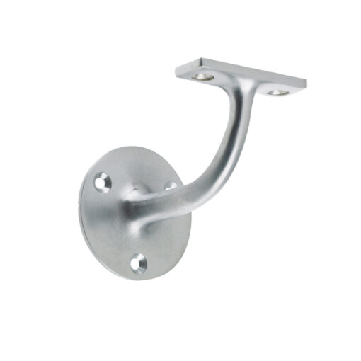 Zoo Hardware Heavyweight Handrail Bracket, Satin Chrome