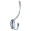 Zoo Hardware Hat & Coat Hook, Satin Chrome