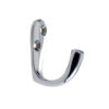 Zoo Hardware Single Robe Hook, Polished Chrome