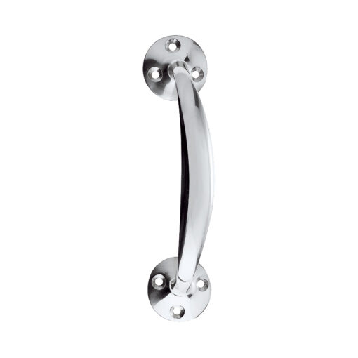 Zoo Hardware Victorian Bow Handle, Polished Chrome