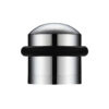 Zoo Hardware Domed Floor Mounted Door Stop, Polished Chrome