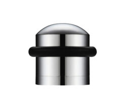 Zoo Hardware Domed Floor Mounted Door Stop, Polished Chrome