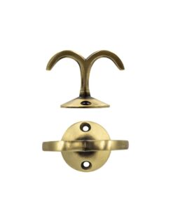 Zoo Hardware ZAB87FB Under Counter Hook Florentine Bronze