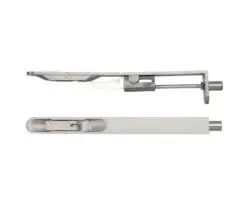 Zoo Hardware Zas Radius Profile Lever Action Flush Bolts (Various Sizes), Satin Stainless Steel