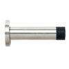 Zoo Hardware Zas Cylinder Door Stop With Rose (70Mm Length - 16Mm Diameter), Polished Stainless Steel