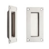 Zoo Hardware Zas Rectangular Flush Pull (50Mm X 100Mm), Satin Stainless Steel