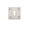 Zoo Hardware Zas Square Standard Profile Escutcheon (50Mm X 50Mm), Satin Stainless Steel