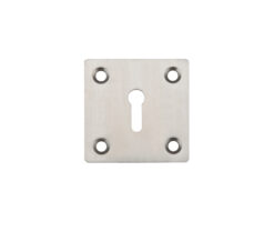 Zoo Hardware Zas Square Standard Profile Escutcheon (50Mm X 50Mm), Satin Stainless Steel