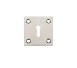 Zoo Hardware Zas Square Standard Profile Escutcheon (50Mm X 50Mm), Satin Stainless Steel