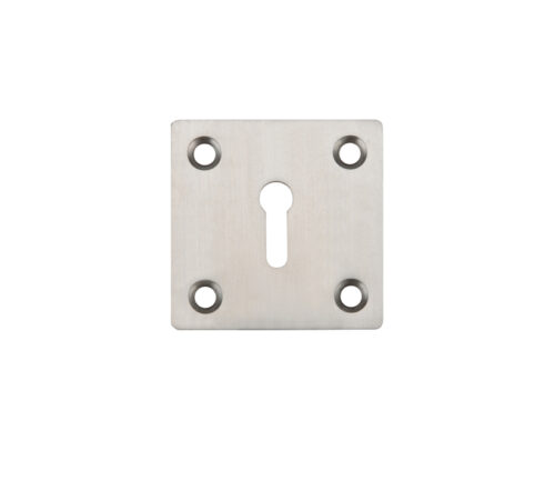 Zoo Hardware Zas Square Standard Profile Escutcheon (50Mm X 50Mm), Satin Stainless Steel