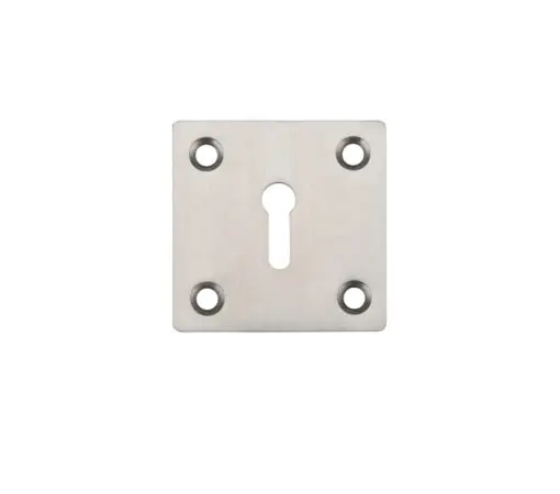 Zoo Hardware Zas Square Standard Profile Escutcheon (50Mm X 50Mm), Satin Stainless Steel