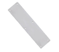 Zoo Plates Hardware Zas Radius Finger (Various Sizes), Satin Stainless Steel