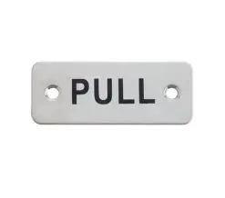 Zoo Hardware Zas Radius Pull Finger Plates (75Mm X 30Mm), Satin Stainless Steel