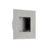 Zoo Hardware Zas Square Flush Pull (Various Sizes), Satin Stainless Steel