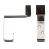 Zoo Hardware Zas Hat & Coat Hook With Rubber Buffer, Satin Stainless Steel