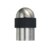 Zoo Hardware Zas Floor Mounted Round Collared Dome Top Door Stop, Satin Stainless Steel