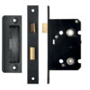 Zoo Hardware Contract Bathroom Lock (64Mm Or 76Mm), Powder Coated Black