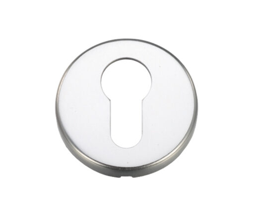 Zoo Hardware Contract Aluminium Euro Profile Escutcheon, Satin Aluminium