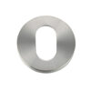 Zoo Hardware Zcs Architectural Oval Profile Escutcheon, Satin Stainless Steel