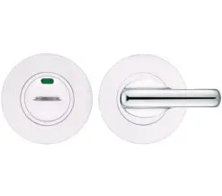 Zoo Hardware Zgs Disabled Bathroom Turn & Release With Indicator, Polished Stainless Steel