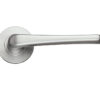 Zoo Hardware Zcs Architectural Atlas Lever On Round Rose, Satin Stainless Steel (Sold In Pairs)