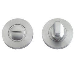 Zoo Hardware Zcs2 Contract Bathroom Turn & Release, Satin Stainless Steel