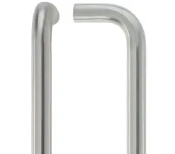 Zoo Hardware Zcsd Architectural D Pull Handle (19Mm Or 21Mm Bar Diameter), Satin Stainless Steel