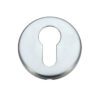 Zoo Hardware Stanza Contract Euro Profile Escutcheon, Satin Chrome