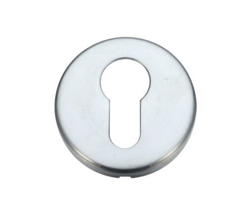 Zoo Hardware Stanza Contract Euro Profile Escutcheon, Satin Chrome