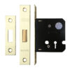 Zoo Hardware 3 Lever Contract Dead Lock (64Mm Or 76Mm), Electro Brass