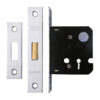 Zoo Hardware 3 Lever Contract Dead Lock (64Mm Or 76Mm), Nickel Plate