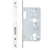 72mm c/c DIN Dead Lock (Square Or Radius Profile), Polished Stainless Steel