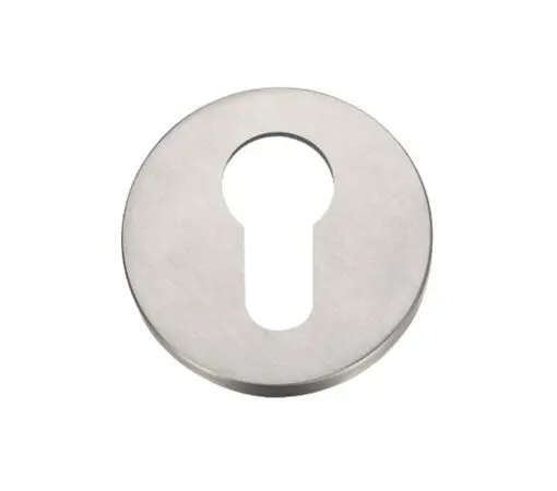 Zoo Hardware Zg4S Euro Profile Escutcheon, Satin Stainless Steel