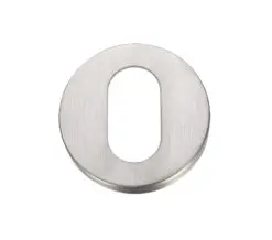 Zoo Hardware Zg4S Oval Profile Key Escutcheon, Satin Stainless Steel
