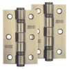 Zoo Hardware 3 Inch Steel Ball Bearing Door Hinges, Florentine Bronze (Sold In Pairs)